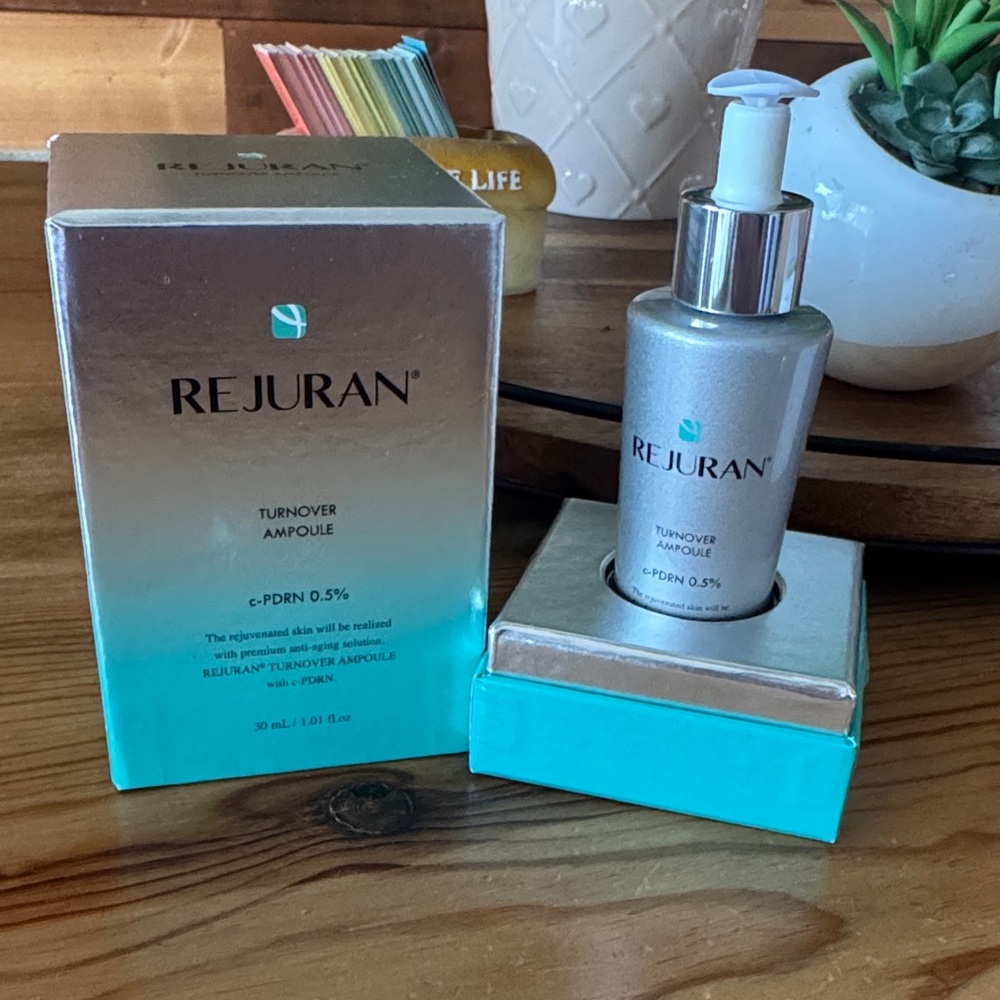 Rejuran Turnover Ampoule c-PDRN 0.5% - Silver and Turquoise